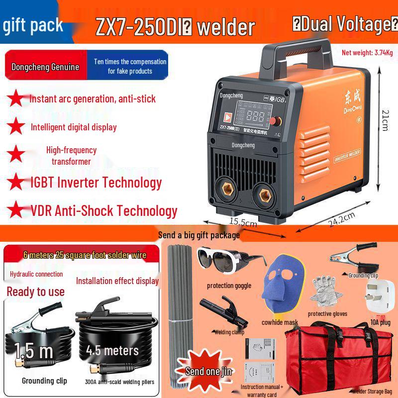 Electric Inverter DC Welder 220V/380V - Industrial Grade, Single/Three-Phase, Spot Welding Source