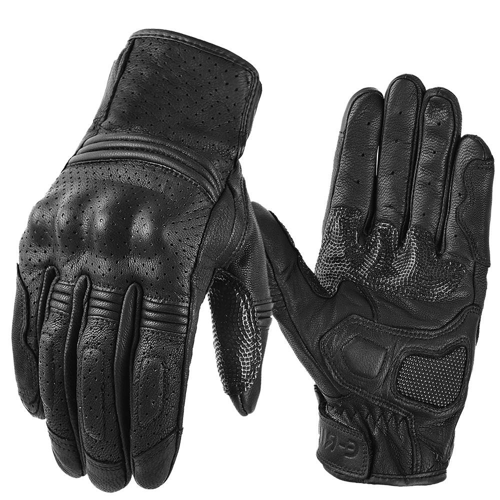 Motorcycle Biker Gloves Women Motorbike Gloves Men Summer Motocross Riding Guantes Leather Moto Gloves BMX Enduro Accessories M