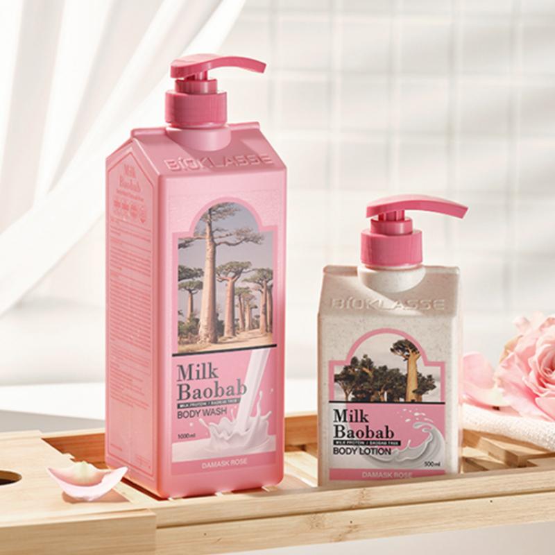 Milk Baobab Original Körperlotion Damaszener Rose 500ml