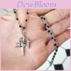 Dark Gothic Star Geometric Necklace For Women With Zinc Alloy Pendant 51cm Chain