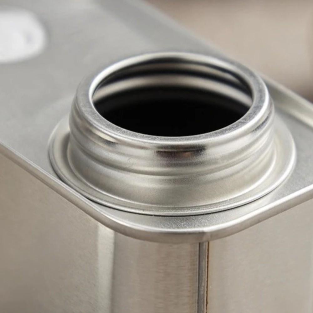 Velkokapacitní čtvercová plechovka na skladování kávových zrn, nová utěsněná plechovka na kávu