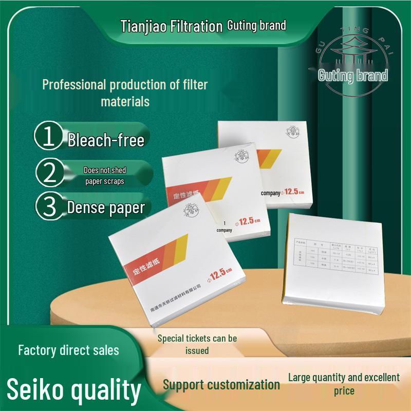 

11cm Round Qualitative Filter Paper: Medium, Fast, Slow Speed Options for Laboratory Use