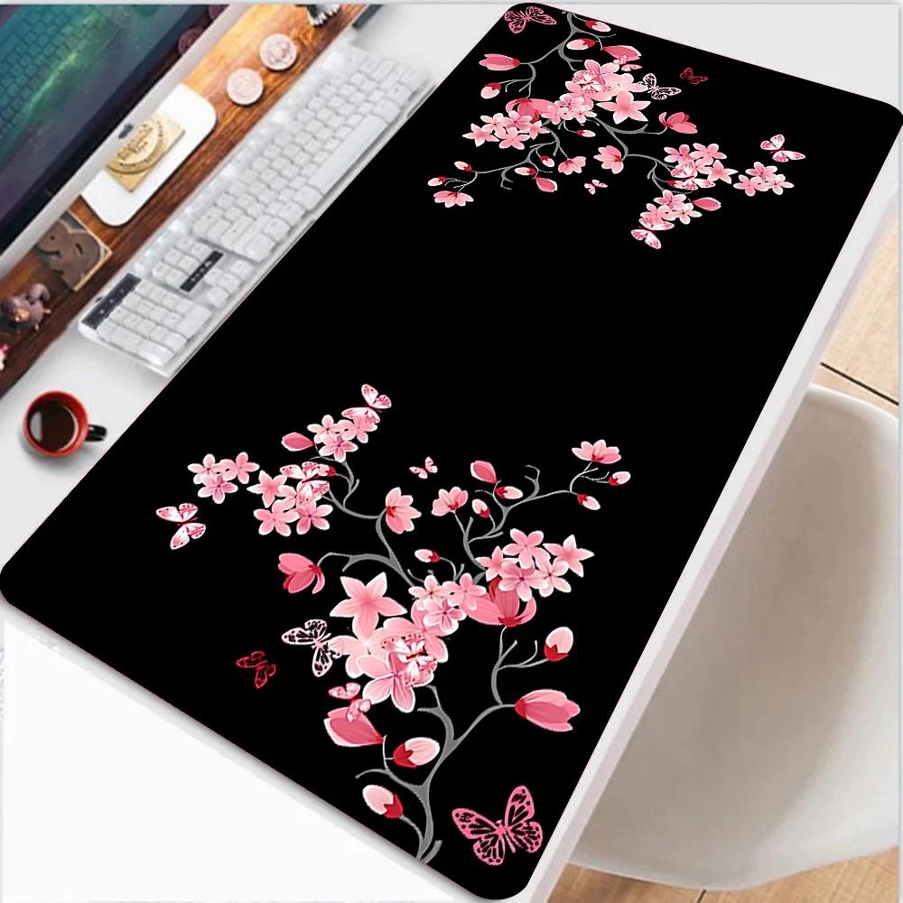 Mouse Mat Sakura Desk Mat Mouse Pad x Pad for Computer Mouse Desk Gadgets Gaming Mats Extended Pad Gamer Accessories