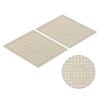 2pcs Food Grade Rubber Kitchen Sink Mat Fast Draining Sink Liner  Glassware Protection