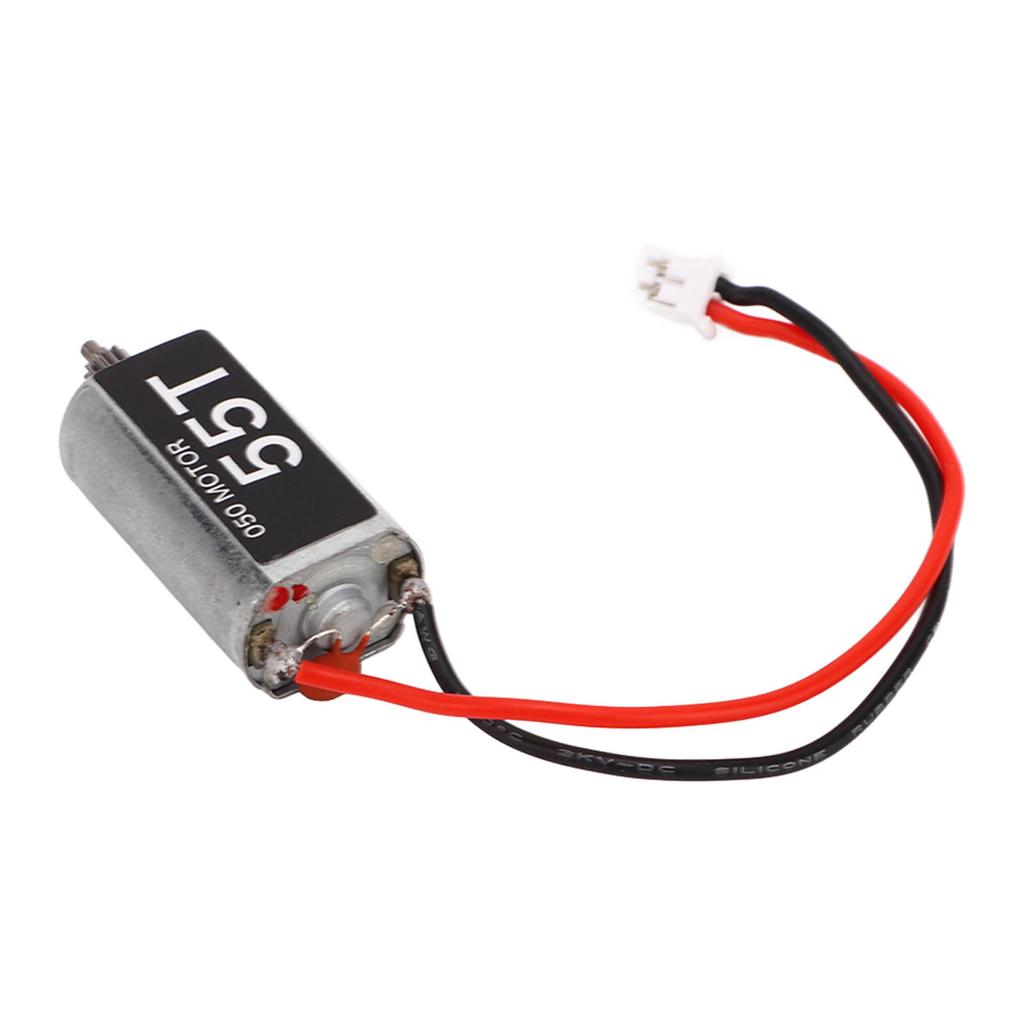 RC Bushed Motor High Torque 050 55T Motor with 11T Pinion Gear for AXIAL SCX24 1/24 RC Crawler Car