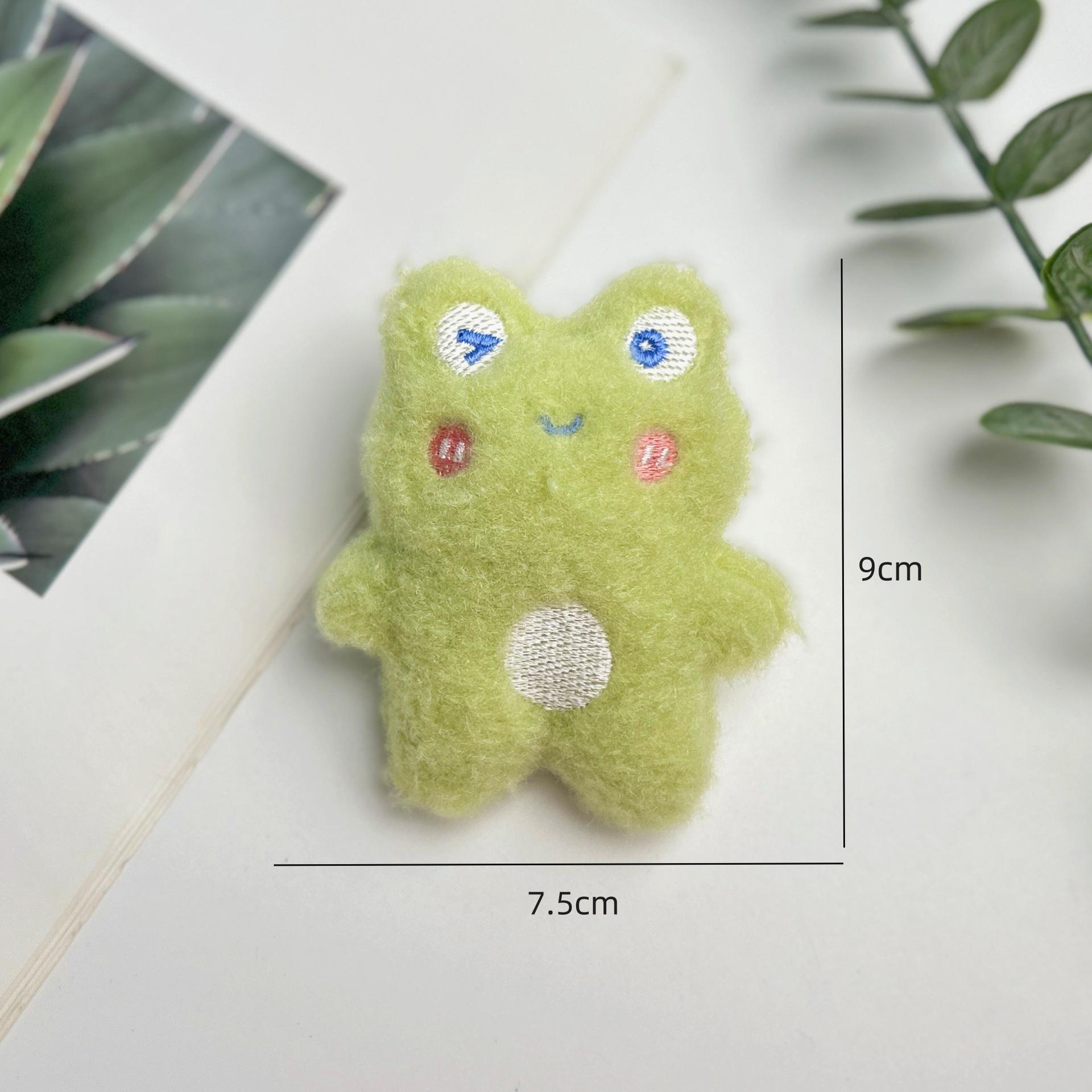 

Мультяшный плюшевый кулон: Брелоки-пищалки в виде медведя, кролика, пингвина, лягушки Brooch Version