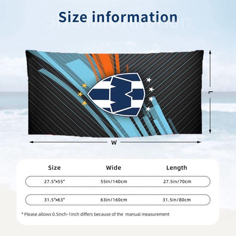 Club de Futboll Monterrey ICON Beach towels also serve as bath towels summer essential a musthave for the outdoors the beach and the pool