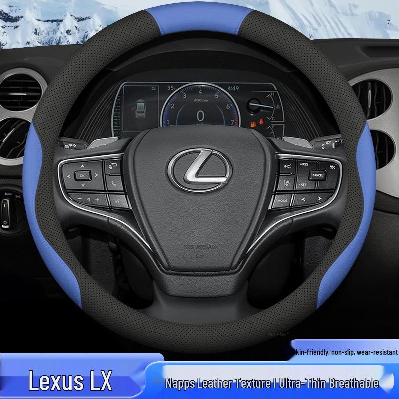 All-Season No-Sew Steering Wheel Cover for 2019-2025 Lexus LX