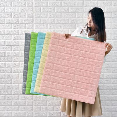 70cm*1/2/3/5/10m 3D Selbstklebende Tapete DIY Wasserdichte Ziegelwandaufkleber Wohnzimmer Schlafzimmer Wandaufkleber Heimdekoration