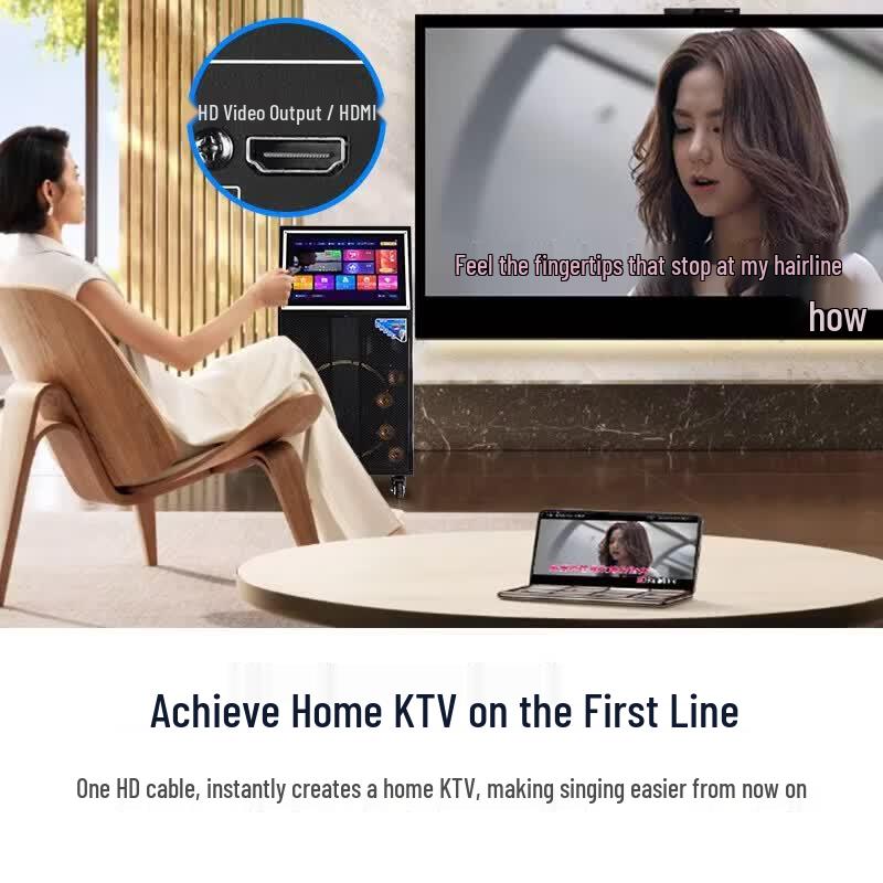SAST SW-898 KTV Home Karaoke Audio System with Display (CN version)