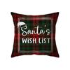Christmas Theme Snowflake Print Pattern Cushion Cover Home Living Room Sofa Decoration Pillow Pillow Cover