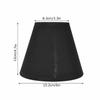 6PCS Clip On Design Lamp Cover Black&Gold Small Lamp Shades  Chandelier Replacement