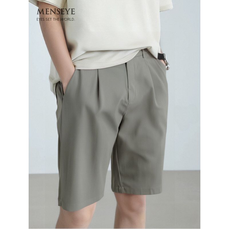 Menseye Men's Shorts Casual Pants Men's Dress Pants Business Commuting Summer Hot-Selling Breathable Korean Style Drapey Trendy