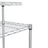 US 4Tier Kitchen Bakers Rack Microwave Oven Stand Storage Cart Workstation Shelf Kitchen Furniture