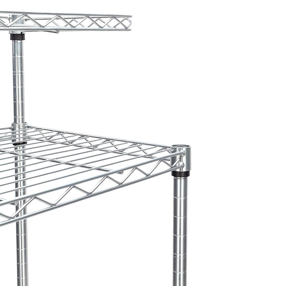 US 4Tier Kitchen Bakers Rack Microwave Oven Stand Storage Cart Workstation Shelf Kitchen Furniture