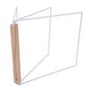 Countertop Dishcloth Drying Rack White Metal 3 Arms Hand Towel Stand for Kitchen Bathroom