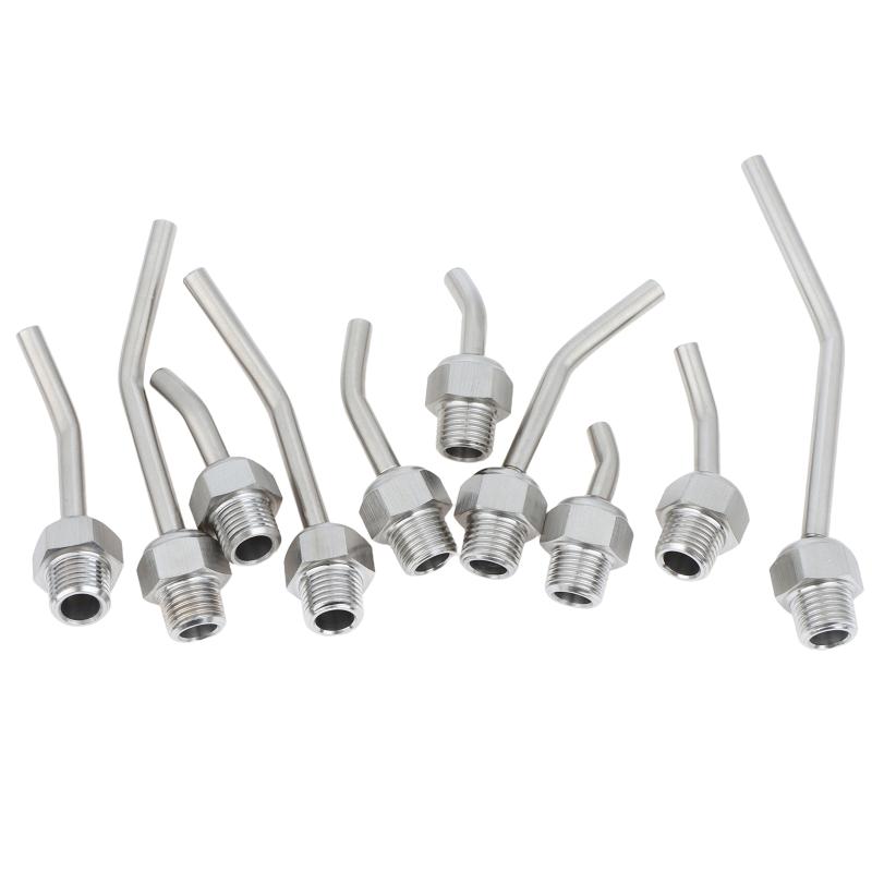 Stainless Steel Coolant Hose Nozzles Low Maintenance Anti Rust for CNC Lathes Toolholder Factory Machining Tooling