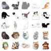 52 Persian cat graffiti stickers personalized cartoon cute cat decorative water cup mobile phone luggage sticker