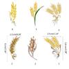 Elegant Wheat Lapel Pin Women's Fashion Statement Crystal Brooches Wheat Brooch