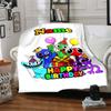 Custom Name Garten of Banban Theme Printed Blanket - Perfect for Couch, Bed, Travel & Outdoor Use | Machine Washable, Cozy & Durable.