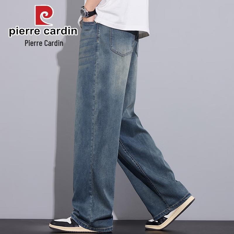 Pierre Cardin Men's Tencel Loose Straight Leg Jeans