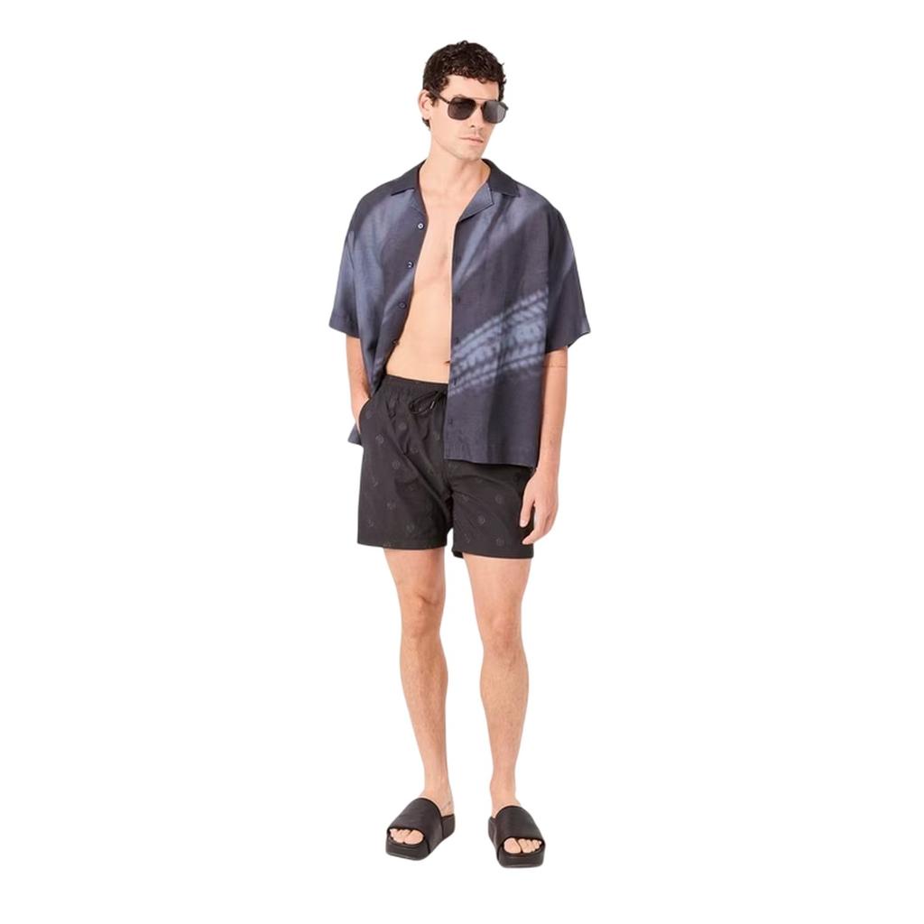 Boss Mens All Over Logo Regular Swim Shorts
