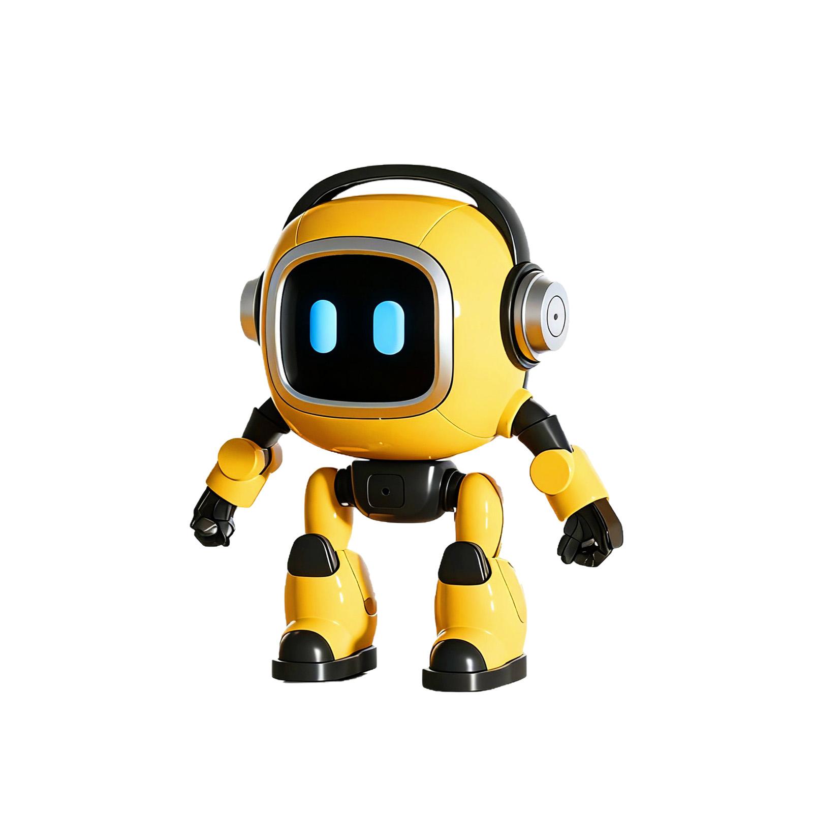 Cross-Border Robot Large Model Intelligent Dialogue Children s Voice Educational Desktop Toy жёлтый
