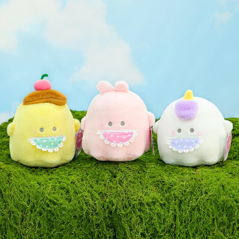 Plush Obakenu Toys Pudding Unicorn Rabbit Characters Pillow Bedroom Decoration