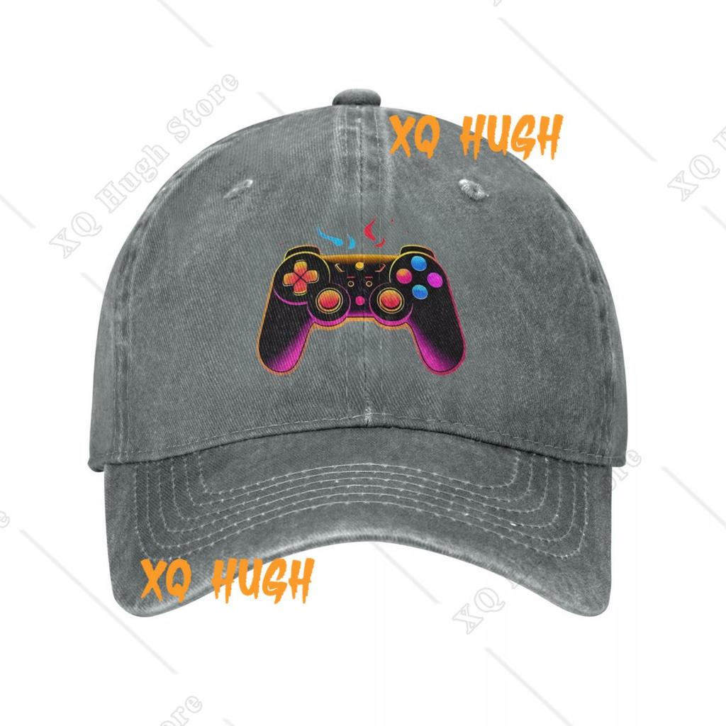 Gamepad in schönen Farben Unisex-Stil Baseballkappen Spielen Lustige Used-Denim-Kappen Hut Vintage Outdoor Sommer-Sonnenkappe