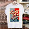 Saint Seiya Anime Manga Phoenix T-shirts Summer Men/Women Hip Hop Funny Print Tshirt Streetwear T Shirts Short Sleeve Tops