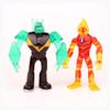 9 Pcs Lot Ben 10 Action Figure Play Set Toy Cake Topper Heatblast Four Toys Arms