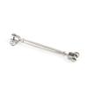 1Pcs M5-M24 Closed Body Turnbuckle Silver 304 Stainless Steel Wire Rope Tensioner Closed Body Jaw Jaw Stainless Steel Turnbuckle