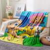 Bubble Guppies  Print Flannel Blanket, High Quality Comfortable for All Seasons, Home Decor, Warmth and Comfort