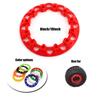 2PCS 4PCS 8-inch ATV Wheel Trim Hub Protection Decor Rim Cap Universal Vehicle All Terrain Wheel Plastic Cover For 8inch Tires