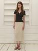 Liel Faint Lace Skirt (Natural)