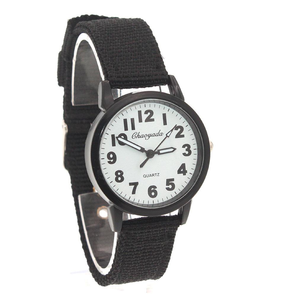 High Quality Military Fabric Nylon Band Student Boy Girls Watches Analog Men Women Quartz Wrist Watches Cheap Watches U92