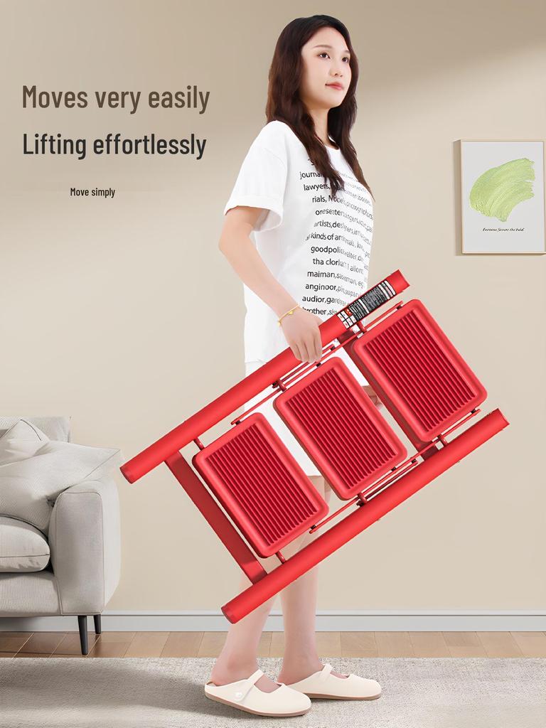 Folding A-Frame Ladder: Multifunctional, Thickened, 3-4 Step Indoor Ladder & Flower Stand