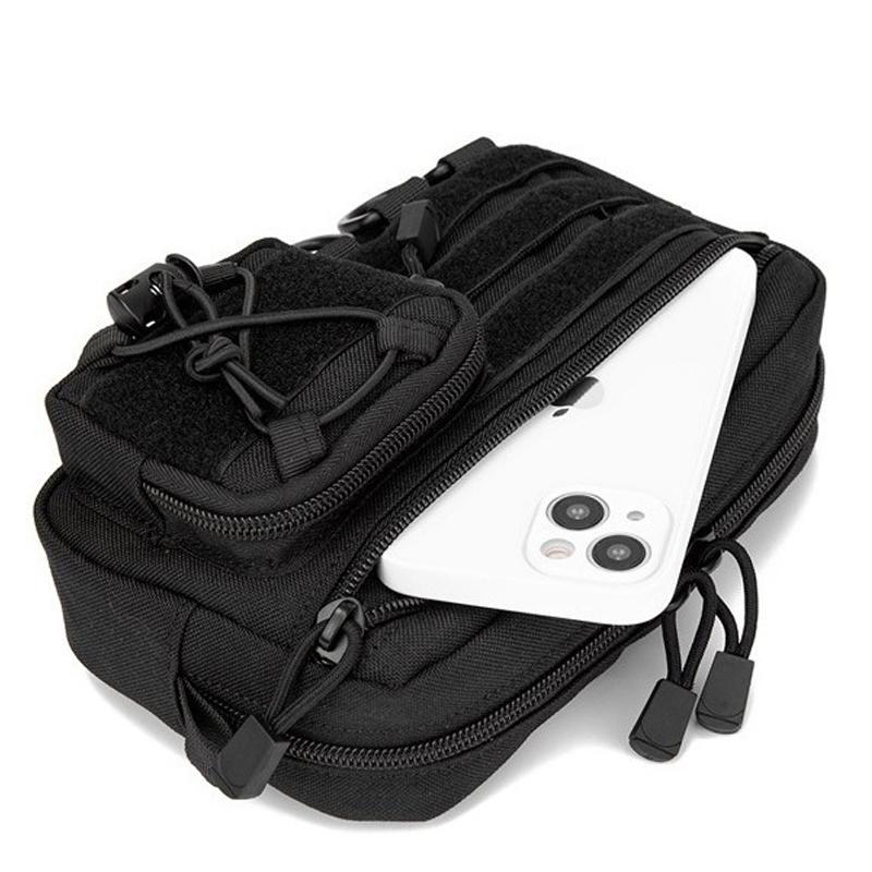 1000D EDC Pouch Molle Organizer Bag Utility EDC Tool Pouch Horizontal Modular Pouch Outdoor Waist Pack EMT Hunting Fanny Pack