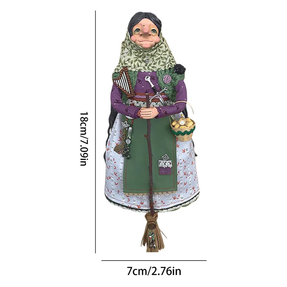 

Кукла Ведьма Кукла на Удачу Кулинарная Кукла Ручной Работы Смола Украшение Магия Подвесные Куклы Домашний Декор Кухни Поделки Креативная Подвеска Подарки