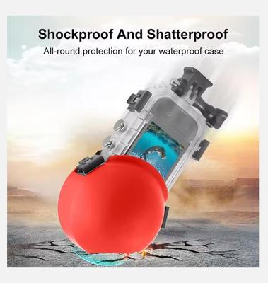 2025 For Insta360 X3/X4 New Invisible Dive Case Lens Guard Silicone Protective Cover Pleochroic Lens Cap Action Cameras Accessories