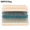 300 or 600 Metal Film Resistor Pack Assorted Kit High Precision Low Noise 30 Kinds 10R To 1M Resistance