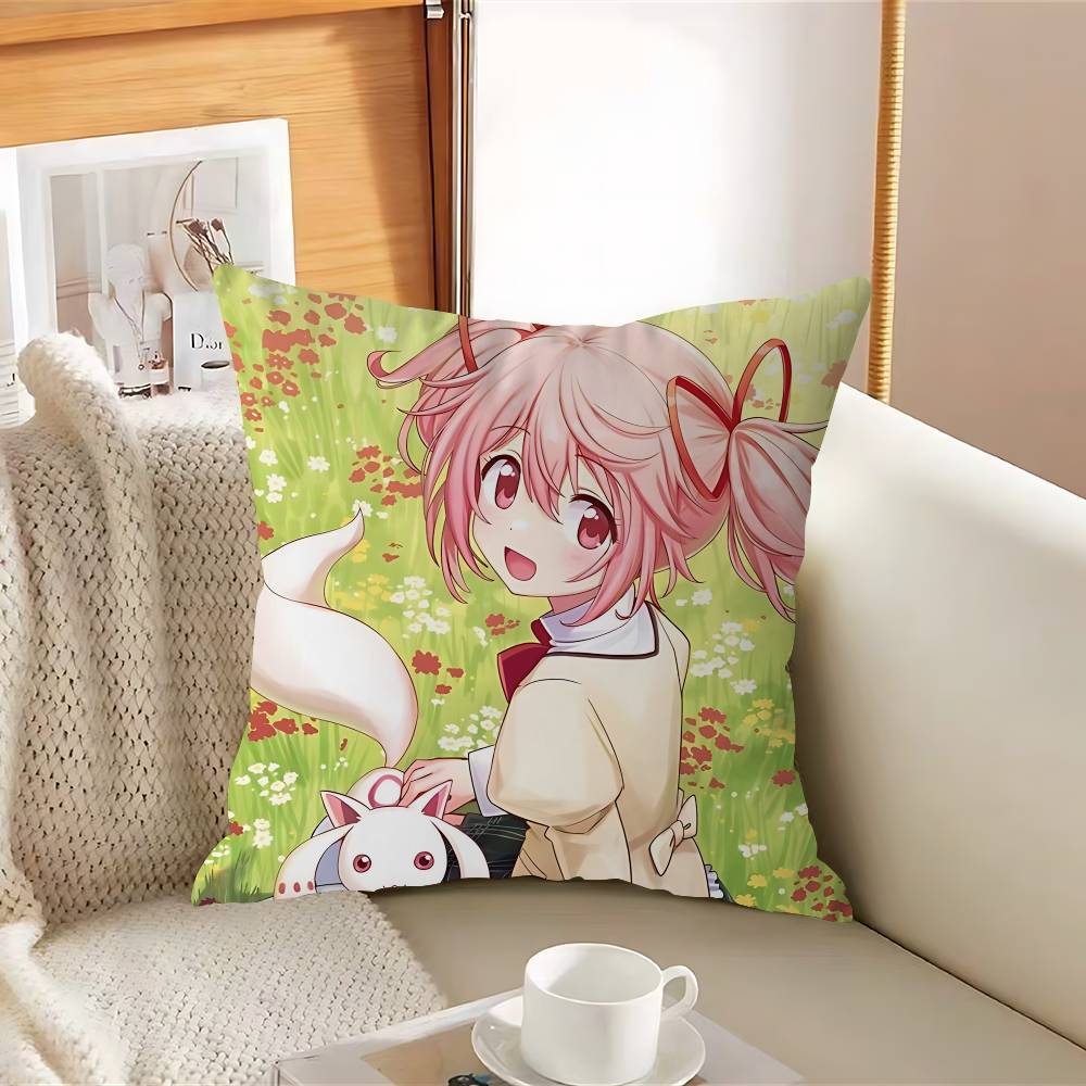 

Kaname АНИМЕ M-Мадока Наволочка Мультяшный Подарок Наволочка Декор Спальни Дома Дивана Кресла Сиденья Наволочка 12x12Inch