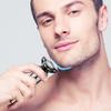 Efficient Men's Electric Razors Digital Power Display Shaver Magnetic Heads Beard Trimmer for Travel and Home Use
