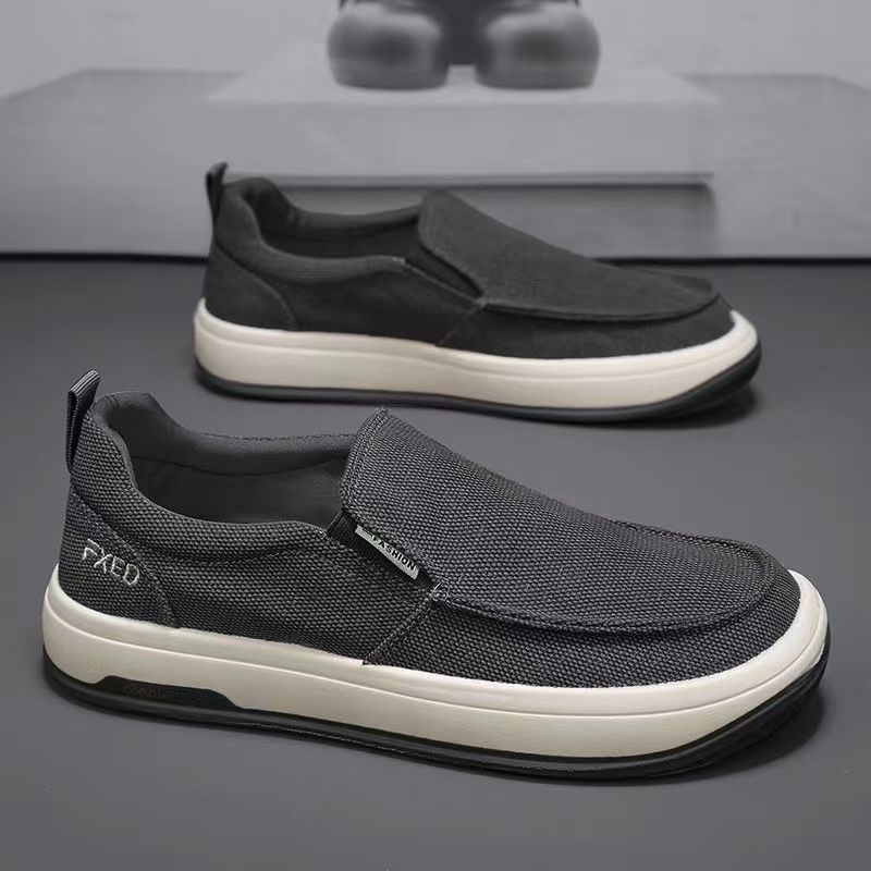 Fashion Men's Casual Shoes Breathable Canvas Shoes Comfort Sneakers for Men Designer Loafers Light Slip-on Driving Shoes Zapatos Hombre