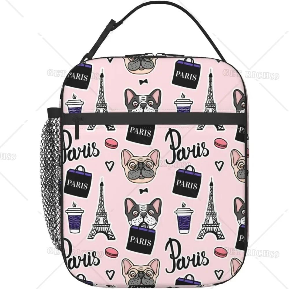 Tower I Love You Insulated Lunch Bag Funny Reusable Portable Meal Tote Box for Women and Men for Office Travel