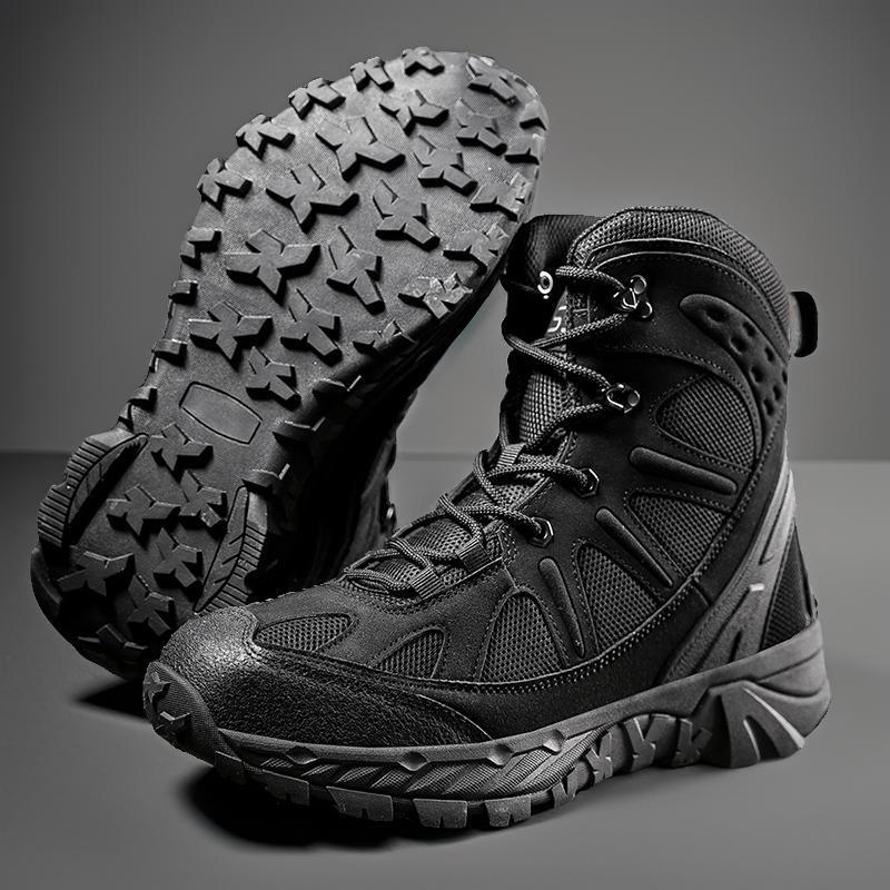 2025 Tactical Military High-Top Combat Boots - Outdoor & Desert Work Mountaineering Shoes