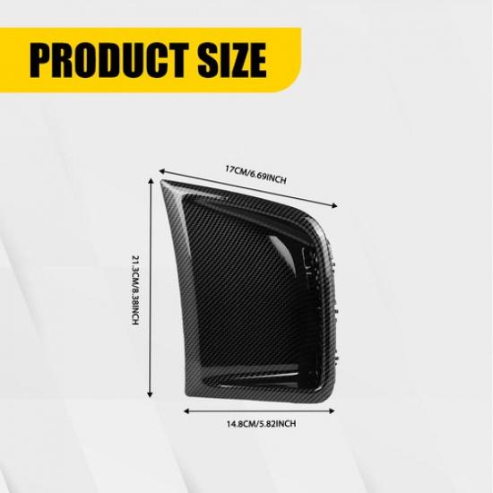 2X Side Fender Air Vent Cover Trim Carbon Fiber Fit 2008-2014 Subaru Impreza WRX