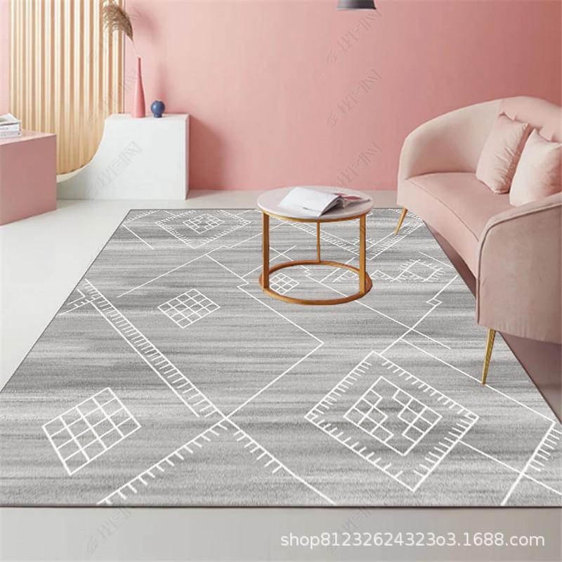 Nordic Geometric Pattern Carpet for Living Room and Bedroom