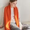 Dal Cashmere Premium Cashmere 100 Knit Muffler Orange