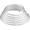 20FT Aluminum Coiled Tubing, KWOKWEI 1060 Grade Aluminium Tubing 0.04" Wall Thickness, 1/4" OD Aluminum Seamless Round Tube for Refrigerator Air